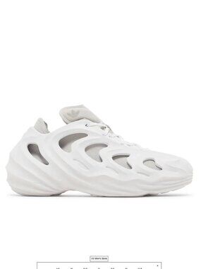 Adidas AdiFOM Q Mens Size 10 Cloud White/Grey